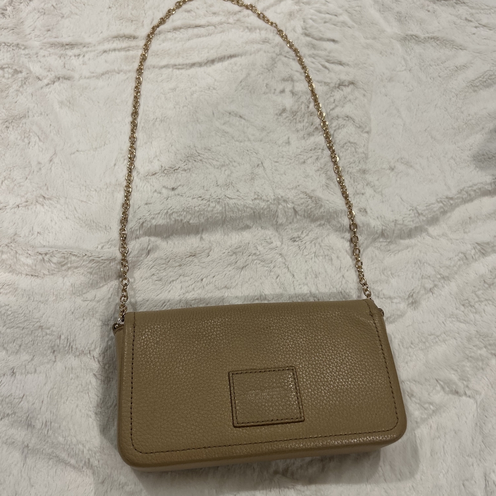 Marc By Marc Jacobs Tan Mini Crossbody with Gold Chain - Picture 2 of 4